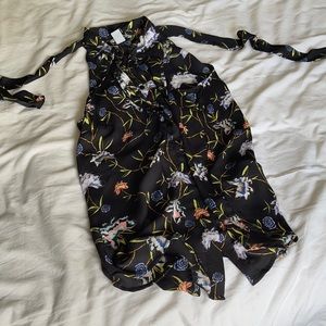[h&m] black sleeveless blouse sz 8